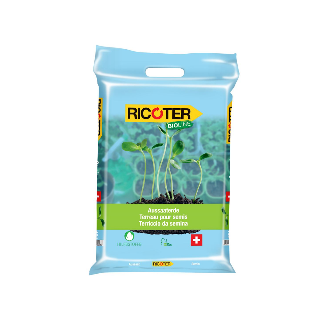 Ricoter Aussaaterde Sackerde 10 Liter Sack