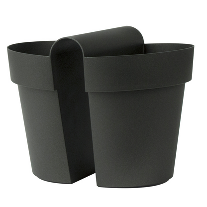 Balcony hanger double-sided with reservoir small