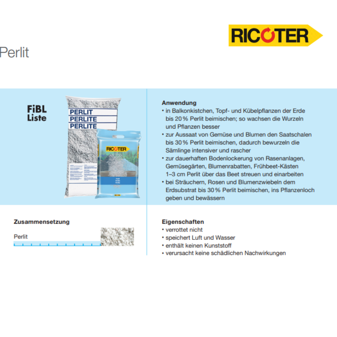 Perlite 10 liters 2 - 6 mm
