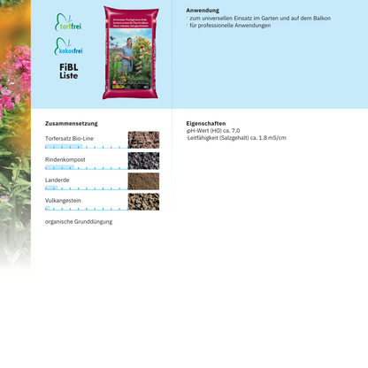 Terreau de jardinage professionnel en sac