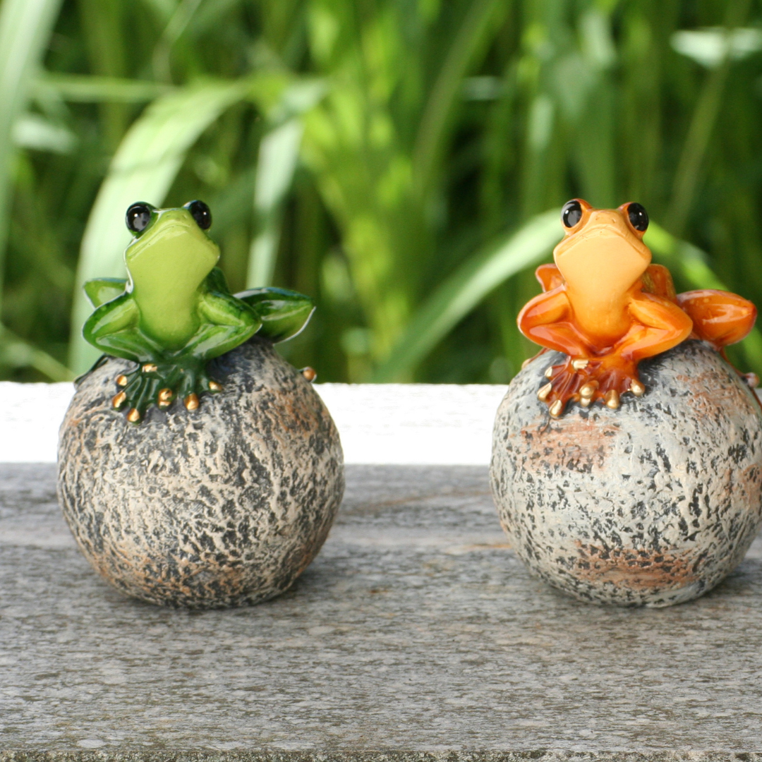 Grenouilles sur balle