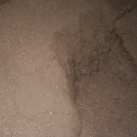 Compost sieved loose