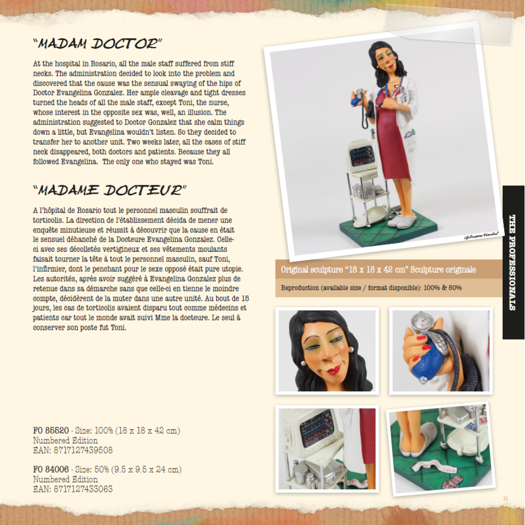Figurine Forchino 'Madame Docteur'