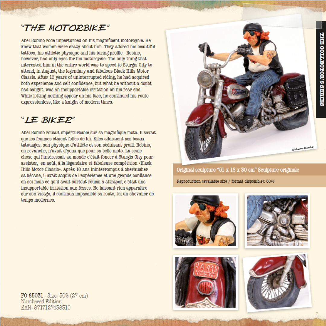 Figurine Forchino 'Le motard'