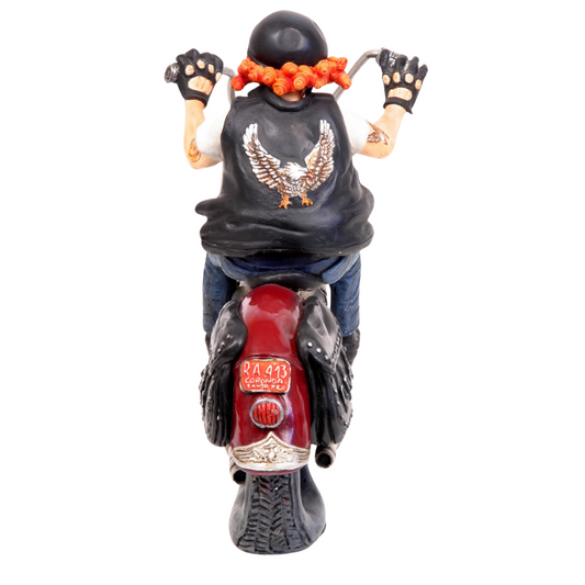Forchino figure `The Motorbiker`