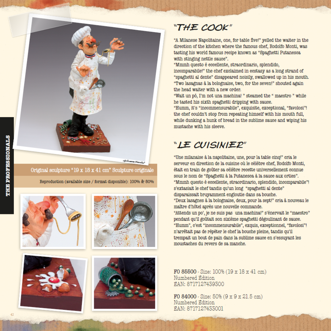 Forchino figure `The Cook `