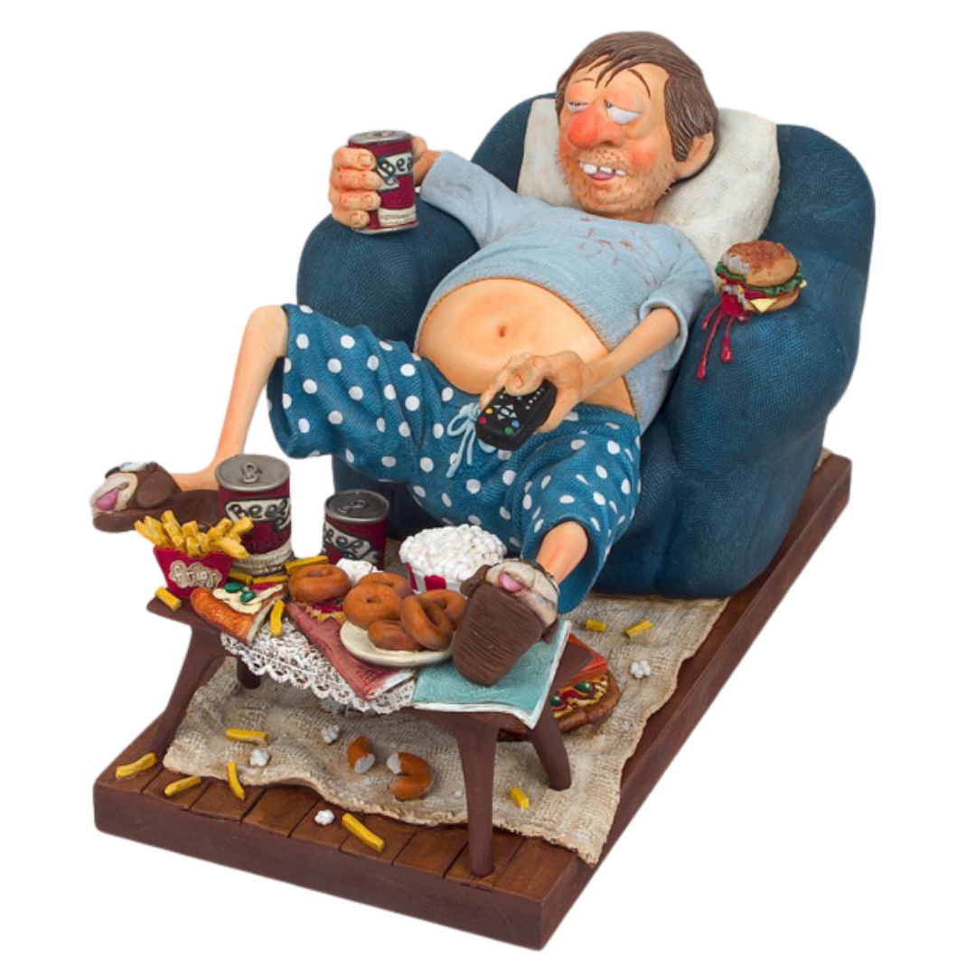 Forchino figure 'The Couch Potato'