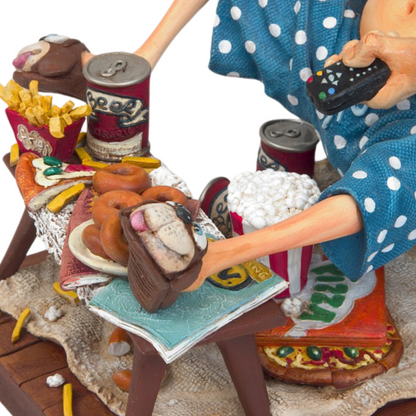 Forchino figure 'The Couch Potato'
