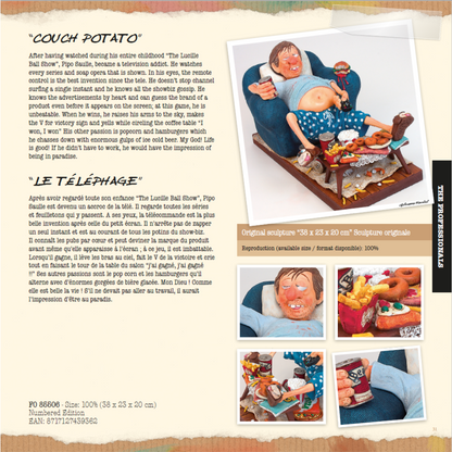 Forchino figure 'The Couch Potato'