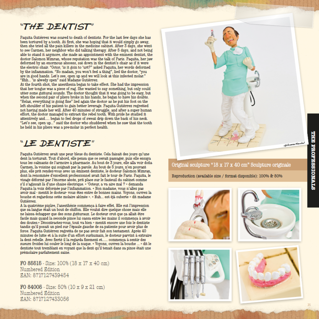 Forchino figure `The Dentist `