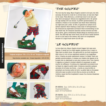 Forchino figurine 'Fore The Golfer'