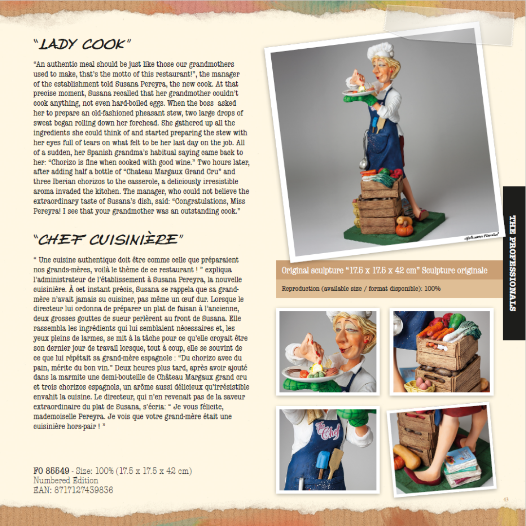 Forchino figurine 'The Lady Cook'