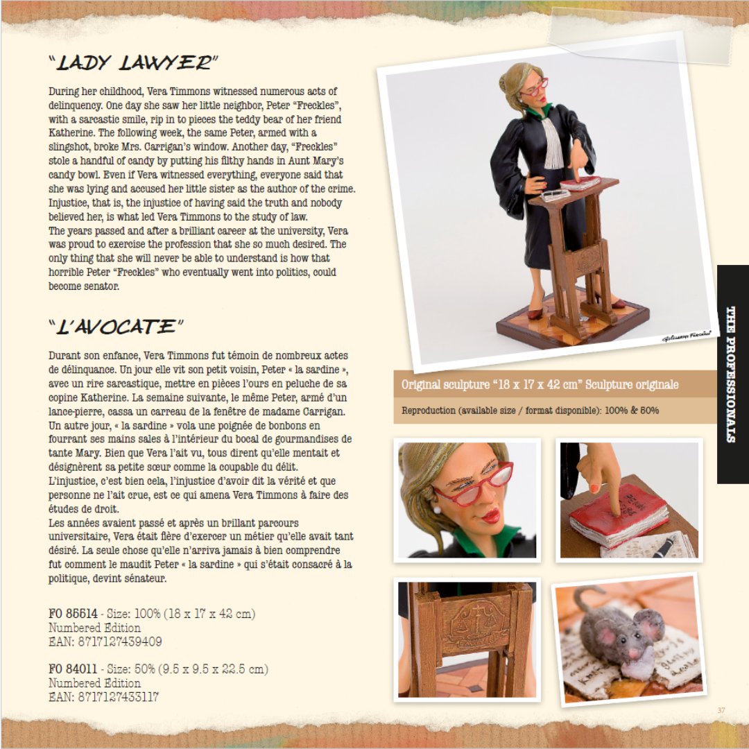 Forchino figurine 'The Lady Lawyer'