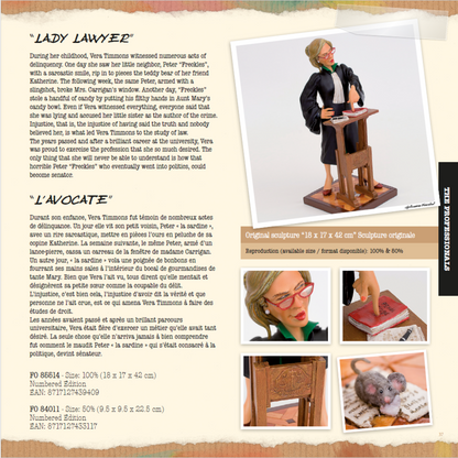 Forchino figurine 'The Lady Lawyer'