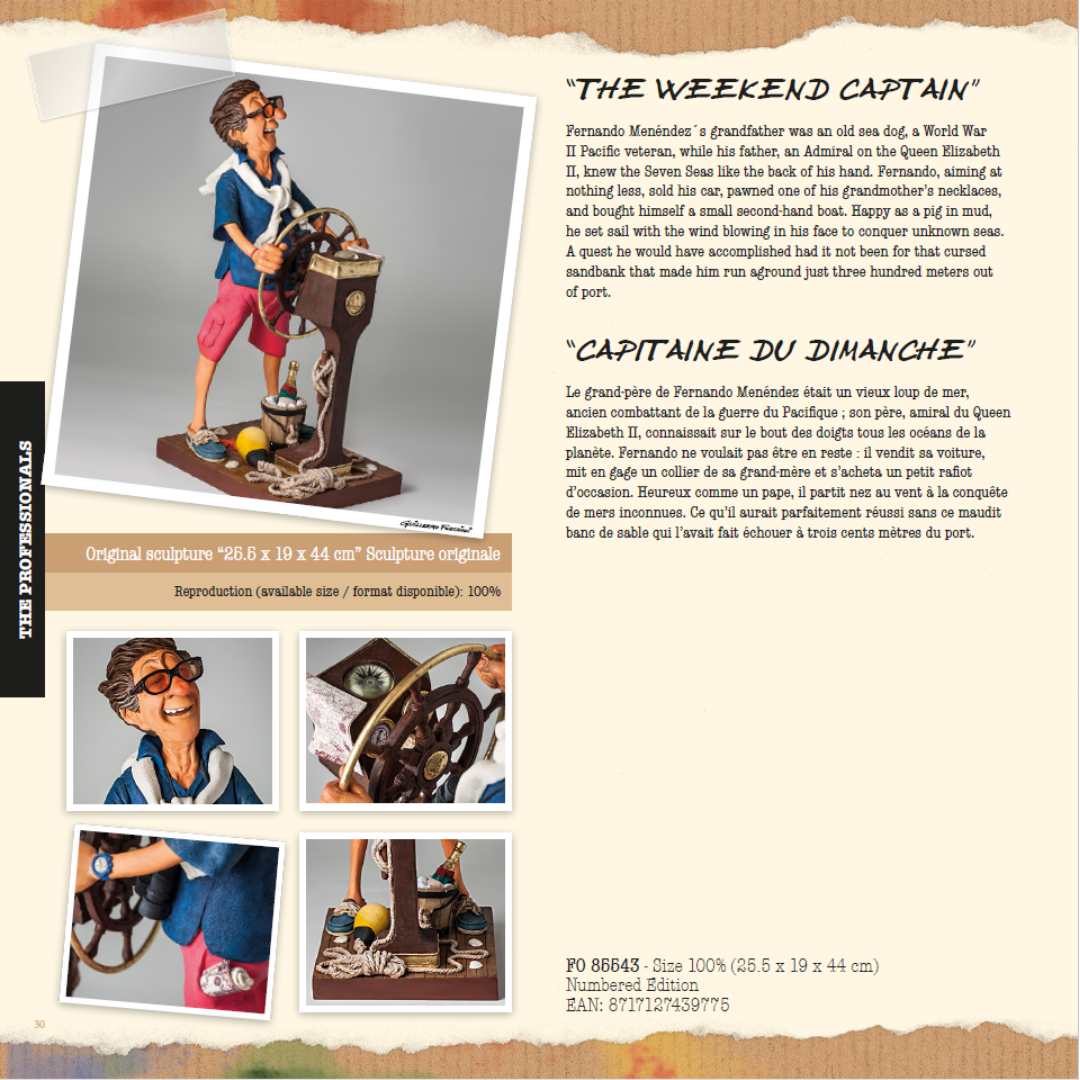Forchino figure 'The Weekend Captain'