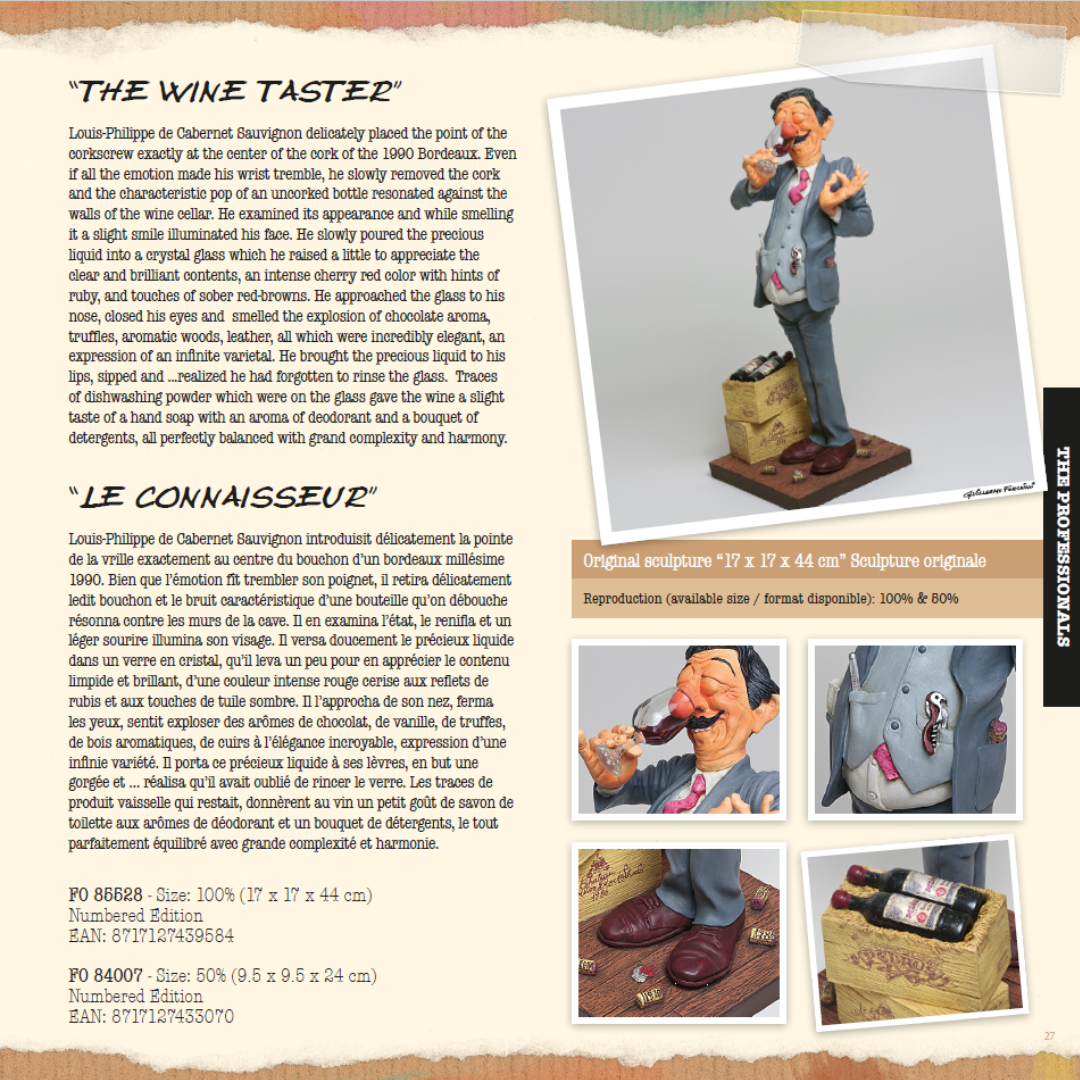 Forchino figure 'The Winetaster'