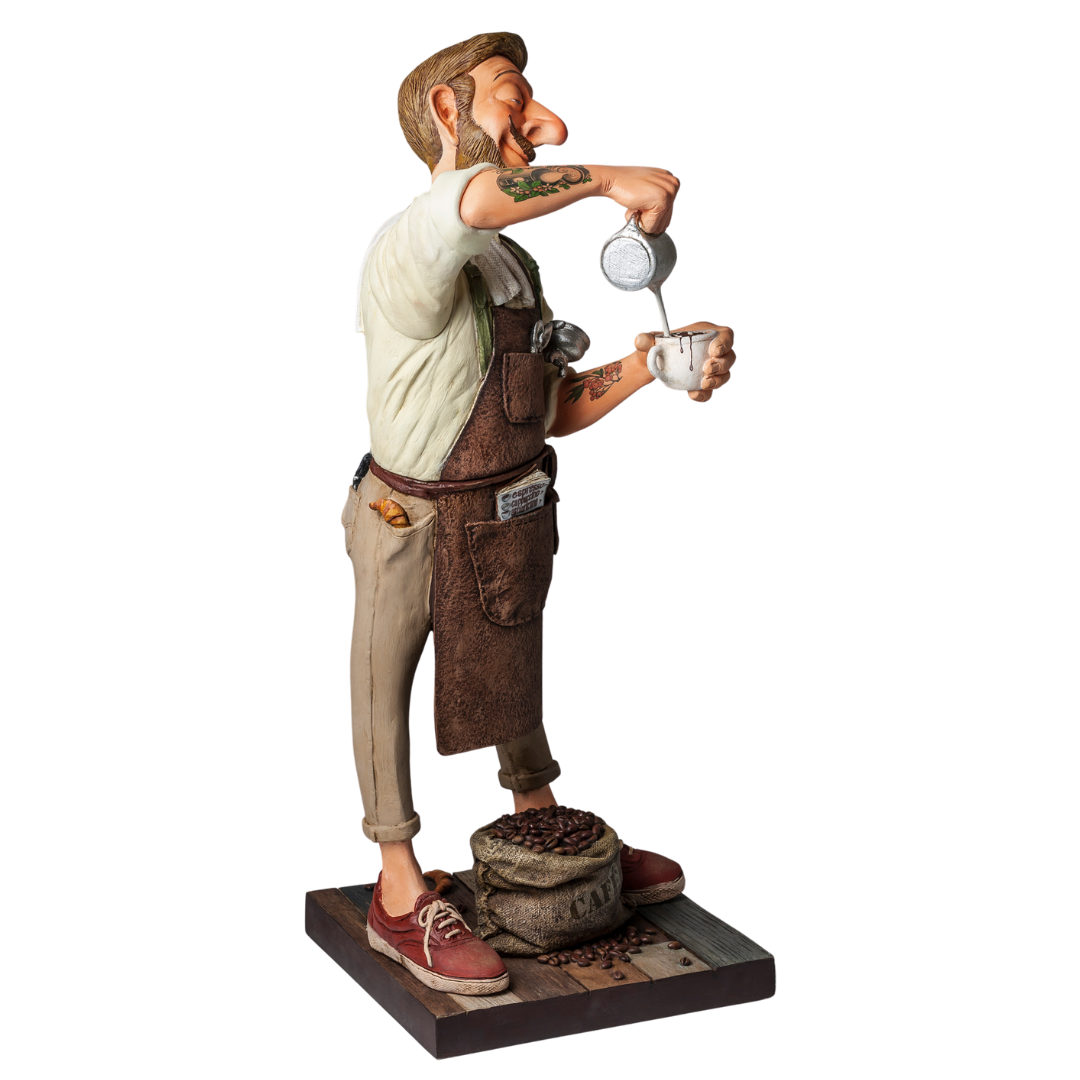 Forchino figure `The Barista`