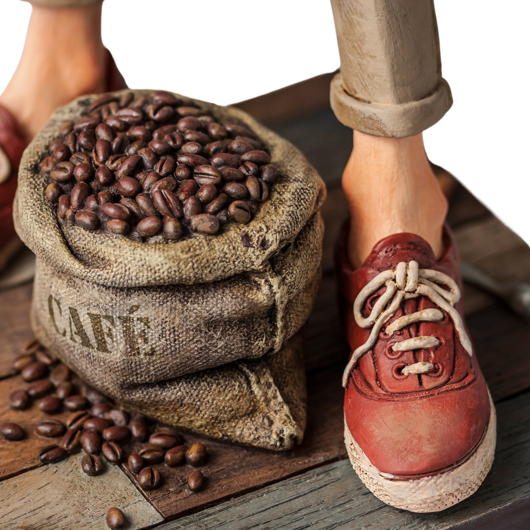 Forchino figure `The Barista`
