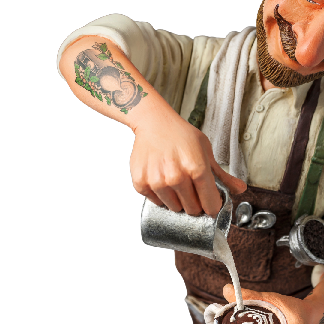 Forchino figure `The Barista`