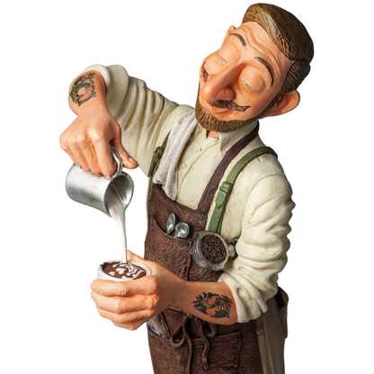Forchino figure `The Barista`