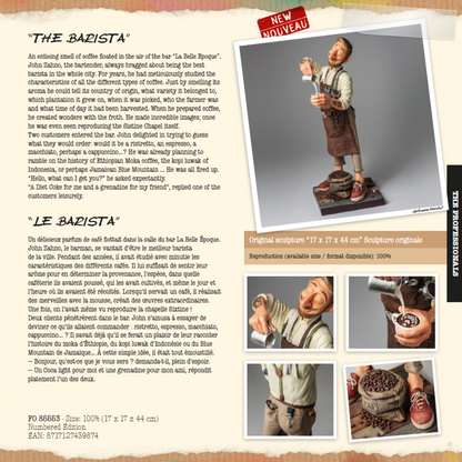 Forchino figure `The Barista`
