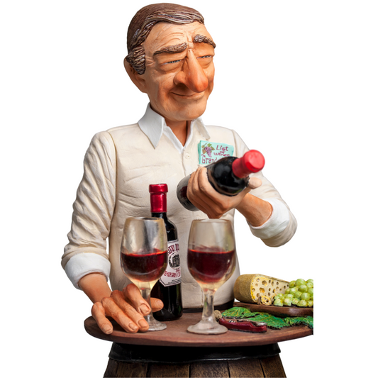 Forchino figurine 'The Wine Lover'
